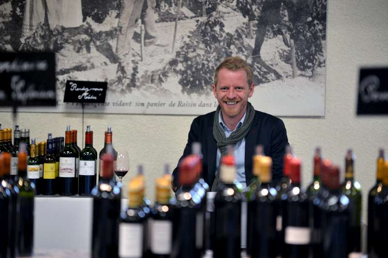 Henry at our first tasting